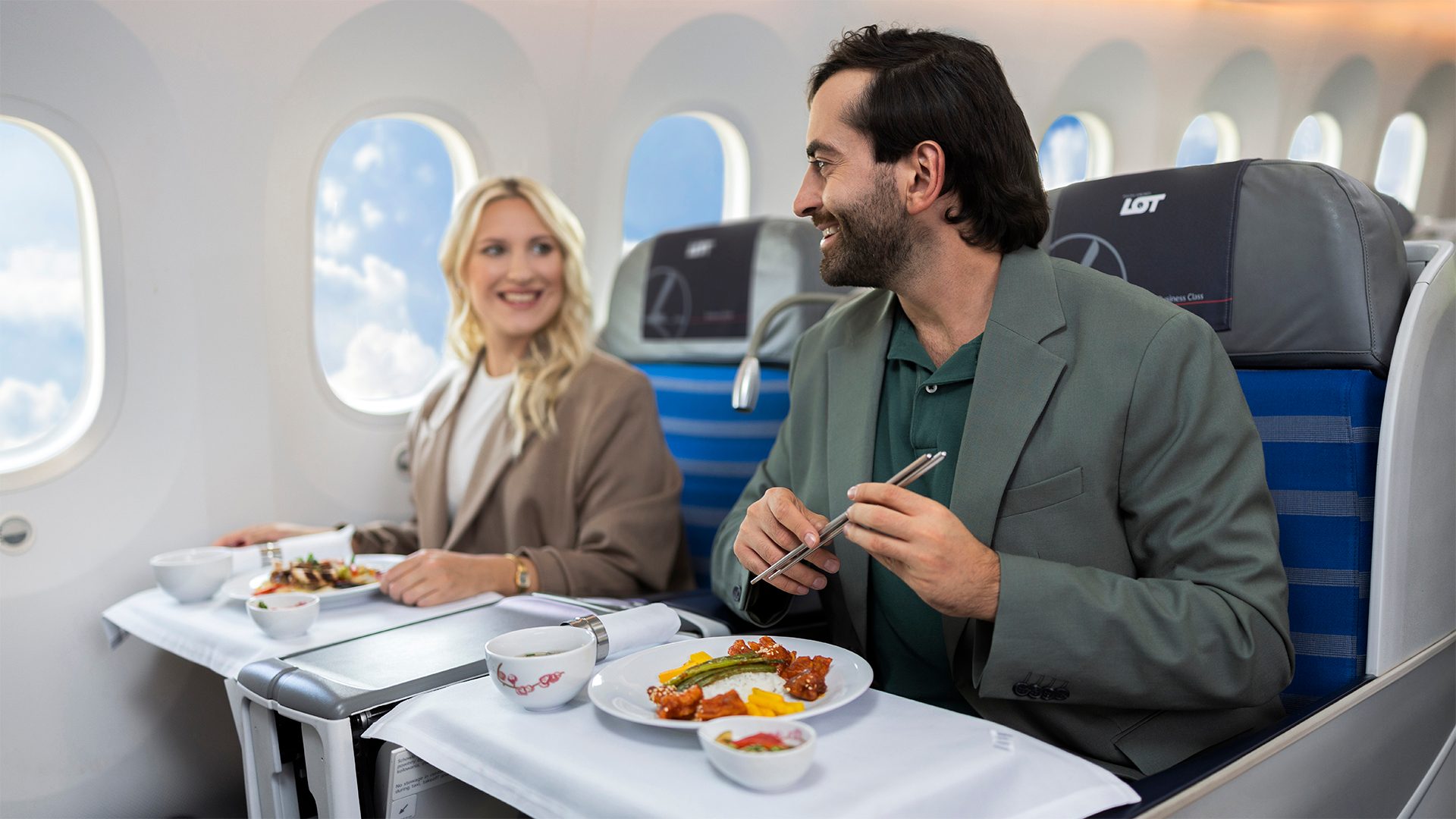 Passenger benefits from LOT Business Class offer
